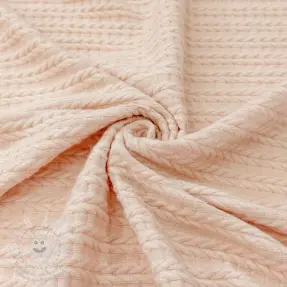 Kötött kelme LIGHT ANGORA CABLY light salmon