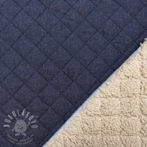 Steppelt anyag DENIM dark blue