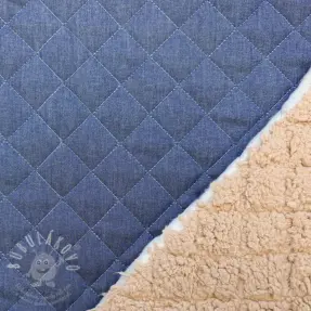 Steppelt anyag DENIM blue