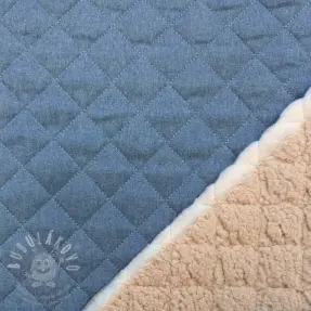 Steppelt anyag DENIM light blue