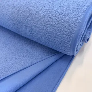Fleece TEDDY DOUBLE SIDED light blue