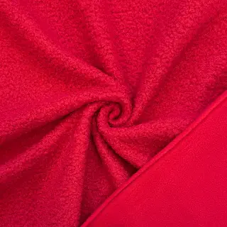 Fleece TEDDY DOUBLE SIDED red