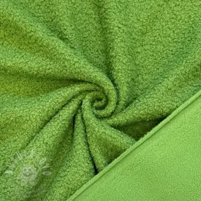 Fleece TEDDY DOUBLE SIDED green
