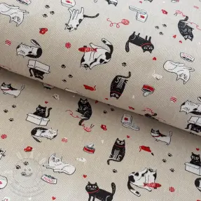 Dekorációs anyag Linenlook Kitty multico