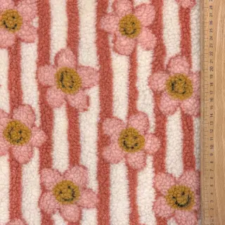 Kabát anyag TEDDY JACQUARD Pretty mix design D