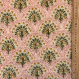Kabát anyag TEDDY JACQUARD Pretty mix design A