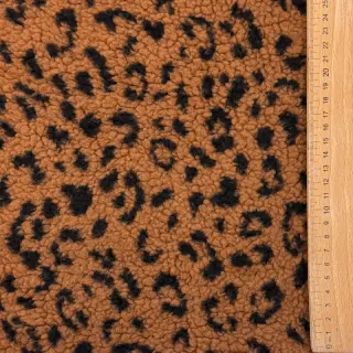 Kabát anyag TEDDY Panther love brown