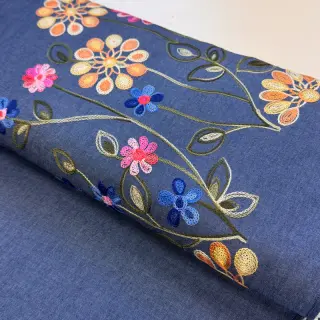 JEANS EMBROIDERY BORDER design B
