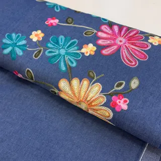 JEANS EMBROIDERY BORDER design A