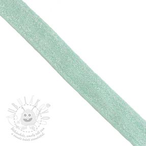 Szegőgumi glitter 20 mm mint