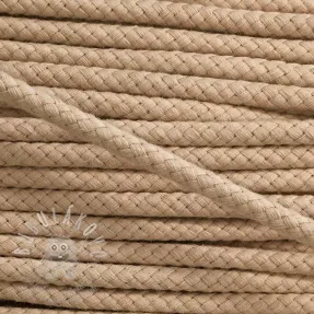 Pamut zsinór 8 mm beige
