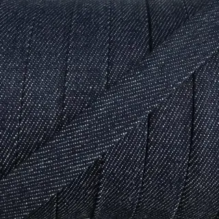 Pamut zsinór lapos 15 mm Denim navy