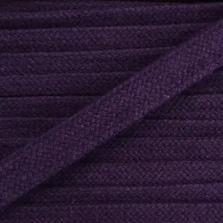 Pamut zsinór lapos 13 mm lila