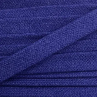 Pamut zsinór lapos 13 mm sötétkék