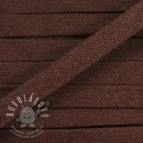 Pamut zsinór lapos 15 mm choco