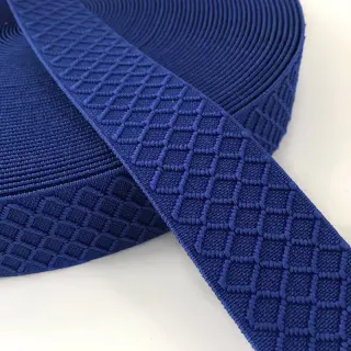 Sima gumi 4 cm Rhombus blue