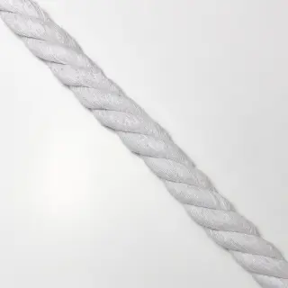 Tekert pamut zsinór 2,5 cm white