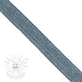 Szegőgumi glitter 20 mm dark blue