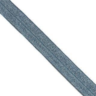 Szegőgumi glitter 20 mm dark blue