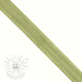 Szegőgumi glitter 20 mm lime