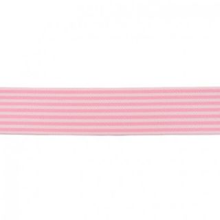 Sima gumi 4 cm Stripe light pink