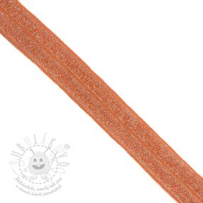 Szegőgumi glitter 20 mm orange