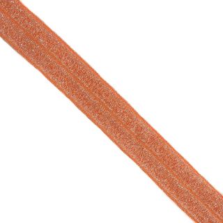 Szegőgumi glitter 20 mm orange