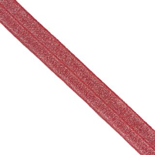 Szegőgumi glitter 20 mm red