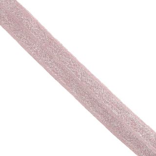 Szegőgumi glitter 20 mm rose