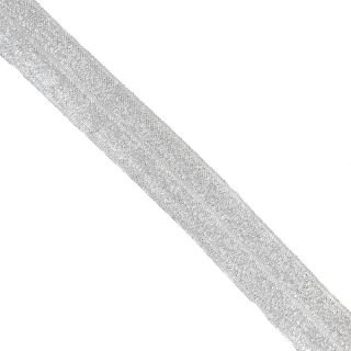 Szegőgumi glitter 20 mm white