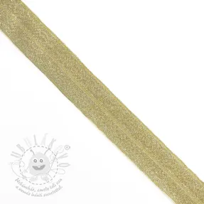 Szegőgumi glitter 20 mm yellow