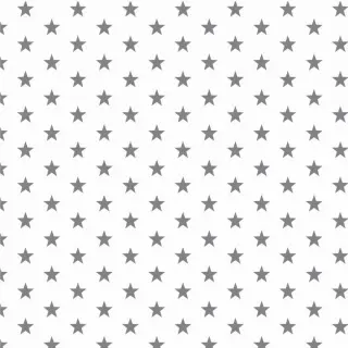 Pamutvászon Petit stars white/grey