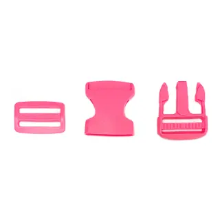 TUK csat 38 mm light fuchsia