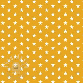 Pamutvászon Petit stars yellow