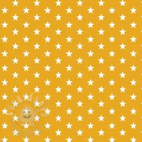 Pamutvászon Petit stars yellow