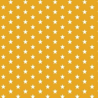 Pamutvászon Petit stars yellow