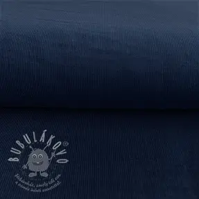 Kordbársony vékony navy