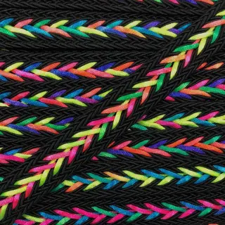 Kötött zsinór NEON black