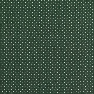 Pamutvászon Petit dots dark green