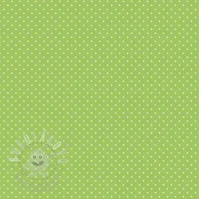 Pamutvászon Petit dots lime