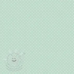 Pamutvászon Petit dots mint