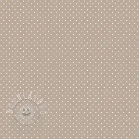Pamutvászon Petit dots sand