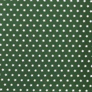 Pamutvászon Petit stars dark green