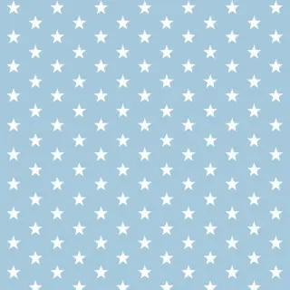 Pamutvászon Petit stars light blue