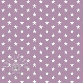 Pamutvászon Petit stars lilac