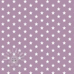 Pamutvászon Petit stars lilac