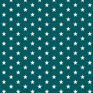 Pamutvászon Petit stars petrol