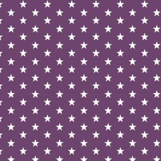 Pamutvászon Petit stars purple