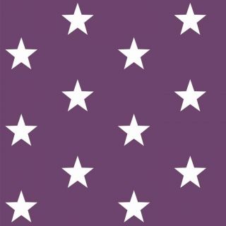 Pamutvászon Stars purple