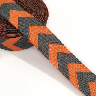 Szalag Chevron orange